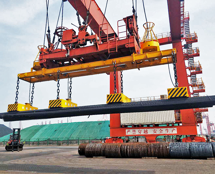 Lifting Magnets for Steel Rebar and Section Steel